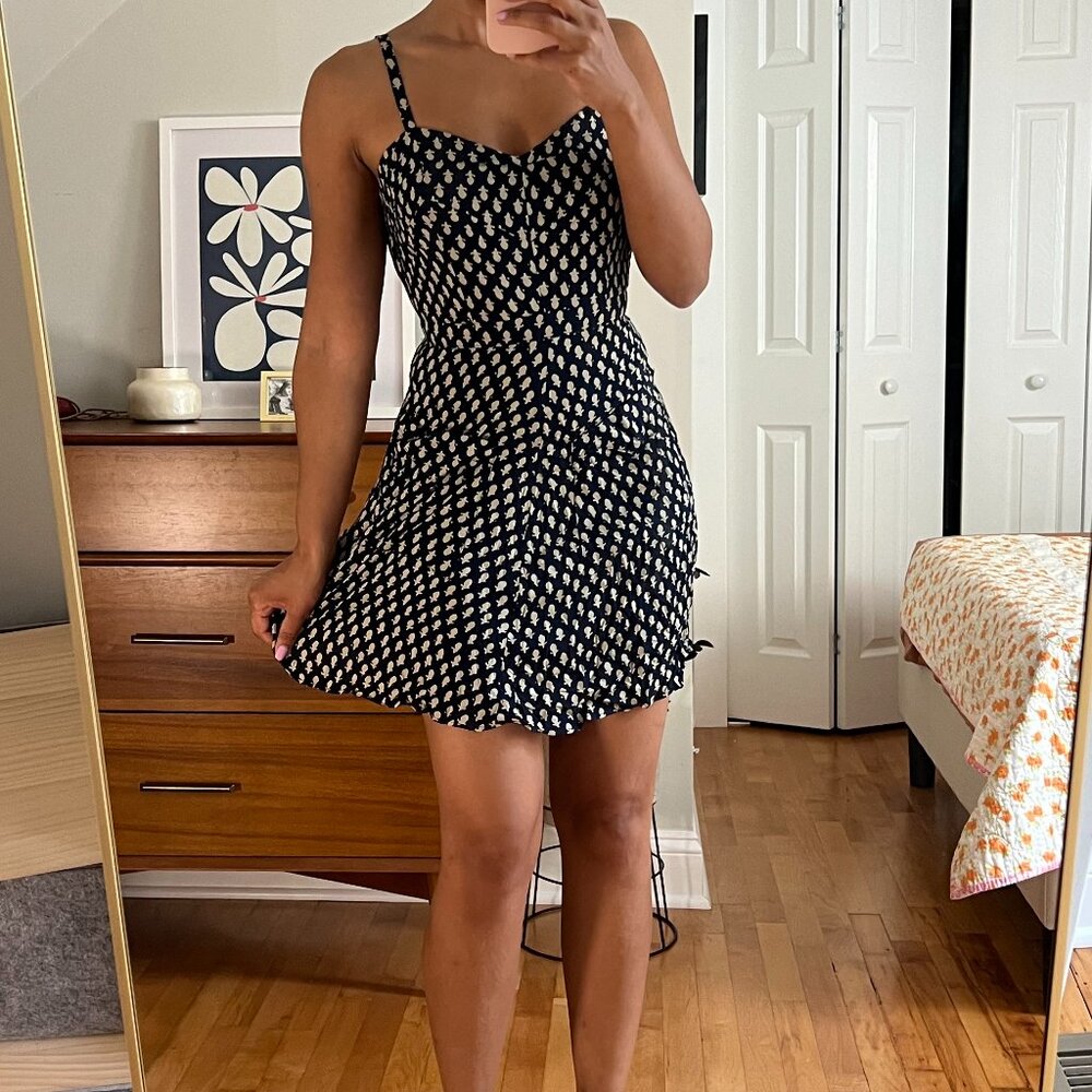 NWOT Reformation Canelle Mini Dress (XXS)